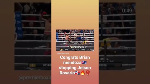 Congrats To Brian Mendoza KOing Jeison Rosario! #boxing #boxingnews #sports #knockout #pbc #precise