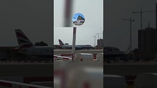 British Airways Taxis in Front of Me at Gibraltar Airport