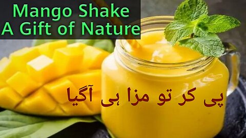 Lovely Mango Milk Shake | Mango Juice