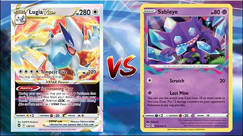 Pokemon TCG Online Lugia VSTAR Necrozma V VS Sableye Cramorant!!