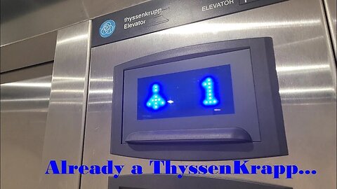 A Now Crappy 2019 Thyssenkrupp Endura Hydraulic Elevator at Unknown Building (Gatlinburg, TN)