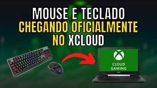 TECLADO e MOUSE CHEGANDO OFICIALMENTE no XCLOUD PELO APP do PC