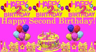 Happy Birthday 3D - Happy 2nd Birthday - Happy Birthday To You - Happy Birthday Song