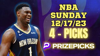 #PRIZEPICKS | BEST PICKS #NBA SUNDAY | 12/17/2023 | TODAY | BEST BETS | #BASKETBALL | PROP BETS
