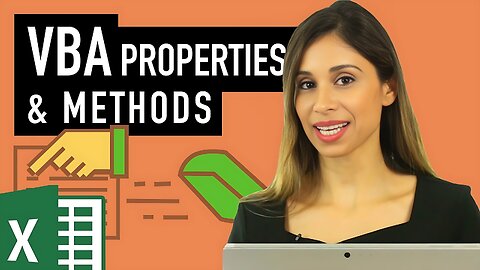 Excel VBA tutorial for beginners: Object Properties & Methods