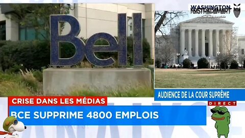 Crise des médias - mise à pied chez Bell