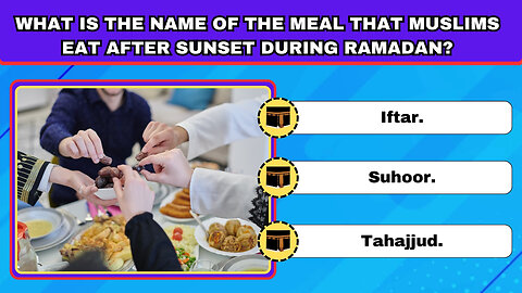 Test Your Knowledge! Islamic Quiz: All About Ramadan #1