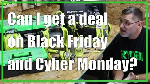 RYOBI TOOLS Unboxing and Review! | Black Friday and Cyber Monday Sales! | 2020/37