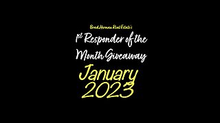 January 2023 1st Responder of the Month