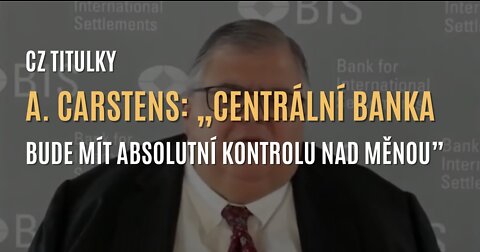 Ředitel BIS: „Centrální banka bude mít absolutní kontrolu nad měnou” (CZ TITULKY)