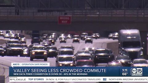 Data shows Valley traffic delays down despite busier roads amid pandemic