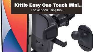 iOttie Easy One Touch Mini Dash & Windshield Car Mount Phone Holder & Other Smartphones & Easy...