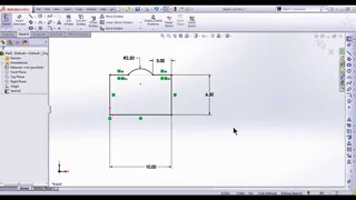 How To Dimension, Constrain, and Add Relations To A Sketch In Solidworks