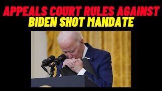BREAKING NEWS: Appeals Court Rules On Biden’s Shot Mandate