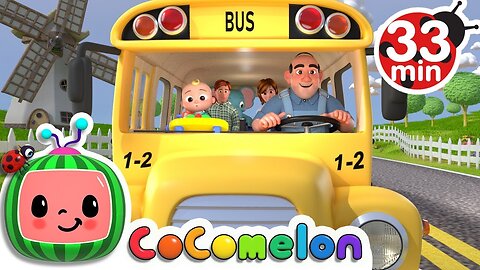 Wheels on the Bus | More Nursery Rhymes | CoComelonKids | Cartoon Songs 2023