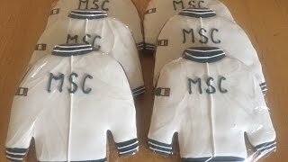 Decorated Cookie - Replica of MSC Cruises Jacket