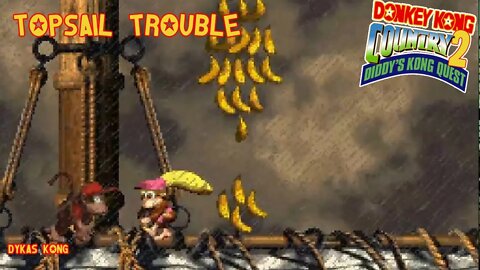 TopSail Trouble, Warp Zone All Bonus and DK Coins | Donkey Kong Country 2