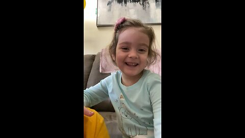 Four year old laughing