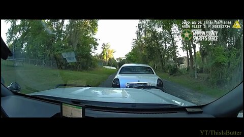 Marion deputy pursues suspect in a stolen vehicle