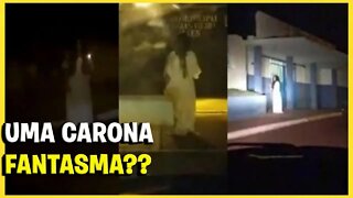 MULHER FANTASMA PEGA CARONA NO CEMITÉRIO