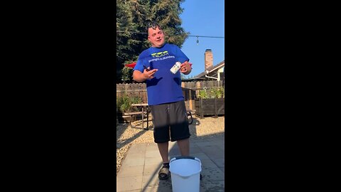 Shotgun ice bucket challenge