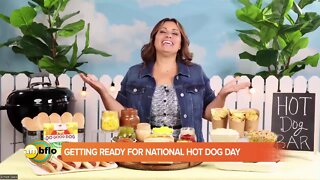 Setting up the best hot dog bar for National Hot Dog Day