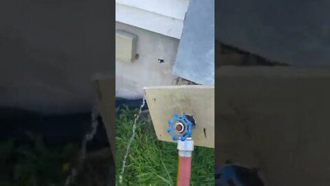 Guy Rips Hose Spout Off of House! #MegaFails #Shorts