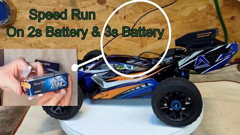 My RC Mini Buggy First Speed Run & Unboxing A 3s Battery