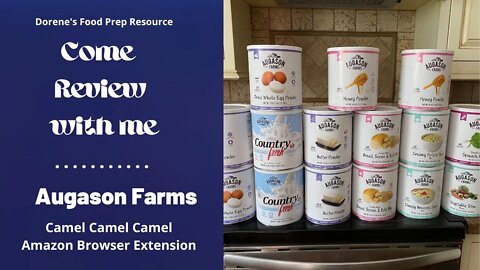 Augason Farms: Amazon Store tutorial and Camel, Camel Camel Review