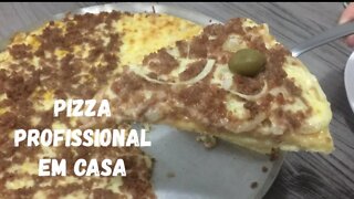 Pizza Profissional em casa para saborear com a Família - RECEITA NOSSA DE CADA DIA