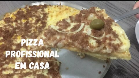Pizza Profissional em casa para saborear com a Família - RECEITA NOSSA DE CADA DIA