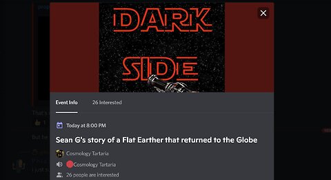 Open Panel discussion - Sean G's story of a Flat Earther that returned to the Globe