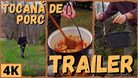 TRAILER: Tocană de Porc gătită la ceaun în natură!