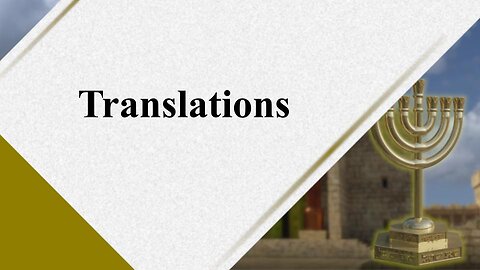 Bible Translations - God Honest Truth Live Stream 06/09/2023