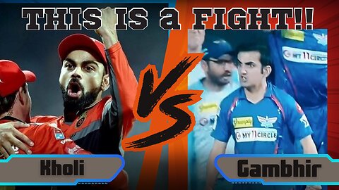 IPL 2023 Virat Kohli & Gautam Gambhir in heated war of words after RCB beat LSG in low-scoring Match