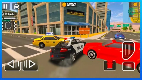 Police chase, randomly crash: Police Car Chase Cop Simulator 2022 #03