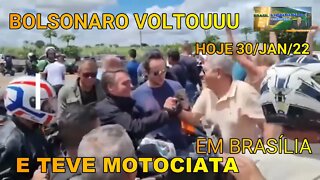 HOJE TEVE MOTOCIATA NOSSO BOLSONARO VOLTOU VOLTOU.