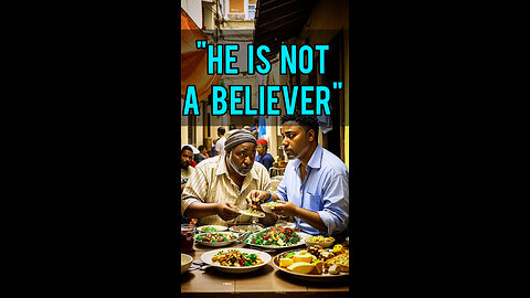 "HE IS NOT A BELIEVER" 👳🧕#HUMANITY 0046 😭 #RUMBLE #SHORTSVIDEO