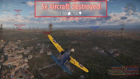 War Thunder - 3 air kills in under 10 seconds!