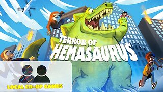 Terror of Hemasaurus - How to Play Local Coop Multiplayer (Gameplay)