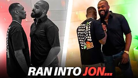ISRAEL ADESANYA MEETS JON JONES | FACE OFF | SPARRING AND MORE | UFC