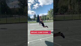 BROAD JUMP DUNK 🤯🚀 #Shorts