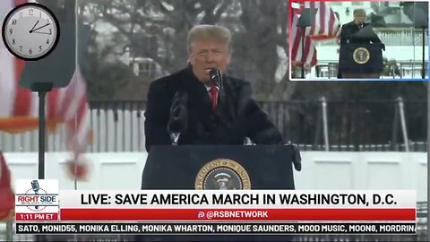 President Donald J. Trump's Jan6 Save America Speech.