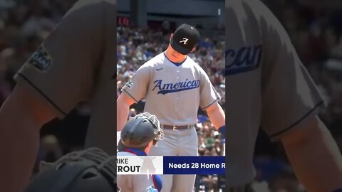 MLB The Show 22 Mike Trout Homerun Derby #shorts