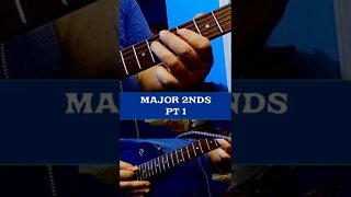 Intervals For Guitar | Major 2nds Pt 1 | By Gene Petty #Shorts