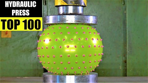 Top 100 Best Hydraulic Press Moments VOL 4 - Satisfying Crushing Compilation