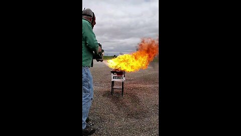 XM42- L Flamethrower vs Duck