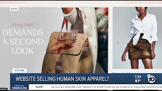 Fact or Fiction: PETA launches store of clothes made from human skin?