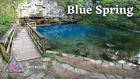 A 310 ft deep blue spring!