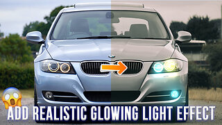 How To Add REALISTIC GLOWING LIGHT Effect In PHOTOSHOP